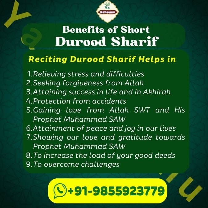Durood Sharif Benefits