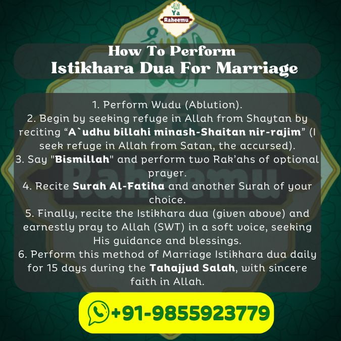 How To Perform Istikhara Dua For Marriage