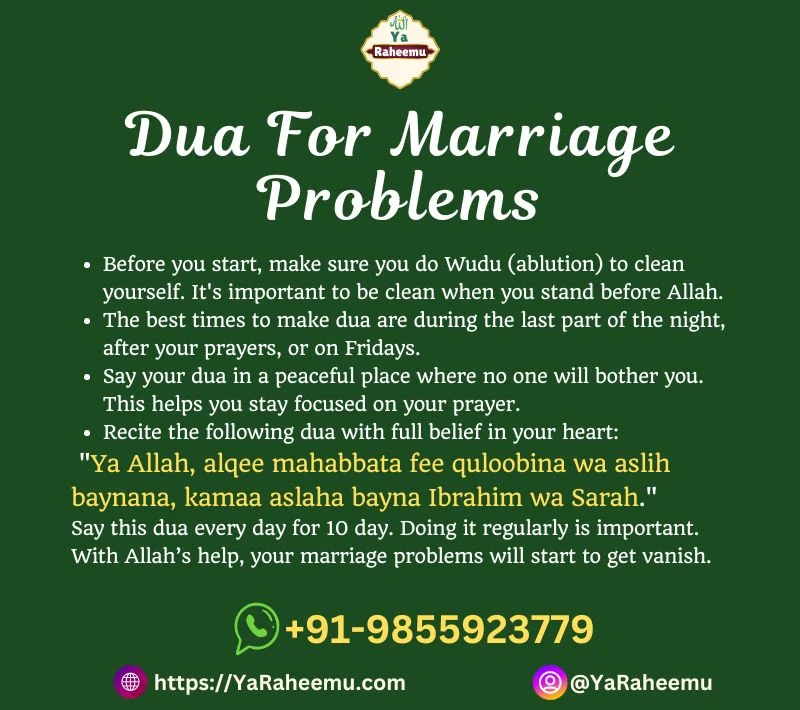 5Easy Steps for Dua For Marriage Problems