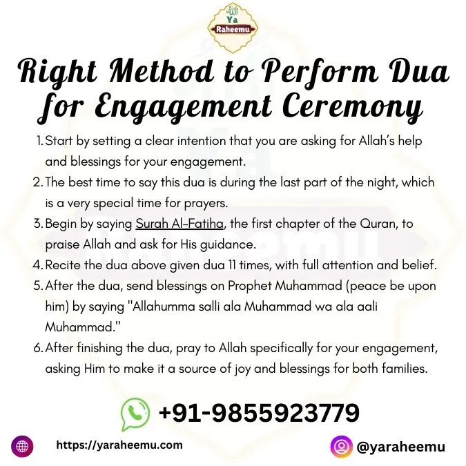 Right Method to Perform Dua for Engagement Ceremony